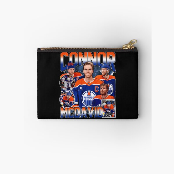 Artikelvorschau, Connor McDavid Edmonton Hockey Vintage Collage Grafik entworfen und verkauft von MaryMcgee25334.