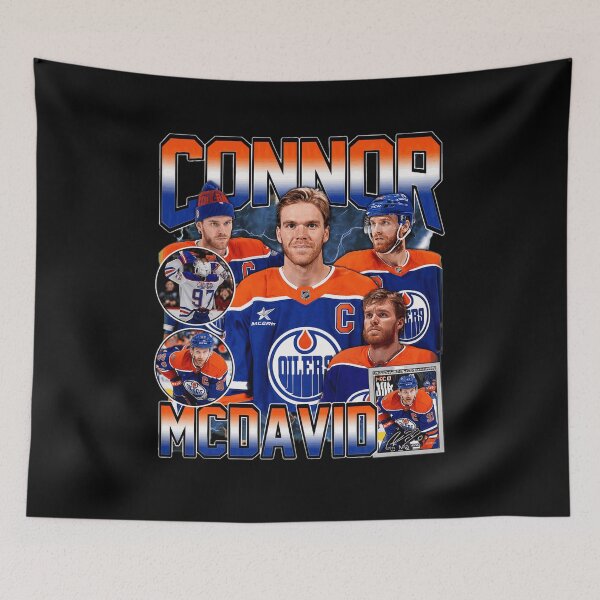 Item preview, Connor McDavid Edmonton Hockey Vintage Collage Graphic designed and sold by MaryMcgee25334.
