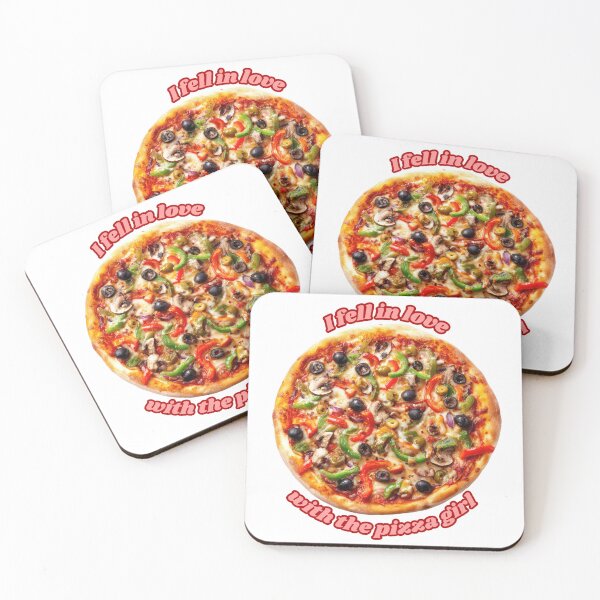 Item preview, I Fell in Love with the Pizza Girl - Supreme Pizza - Red designed and sold by midnitesnack.