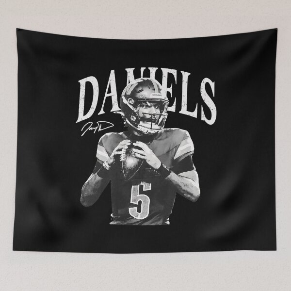 Item preview, Vintage Daniels Football Player Black and White Graphic designed and sold by CrystalRu97731.