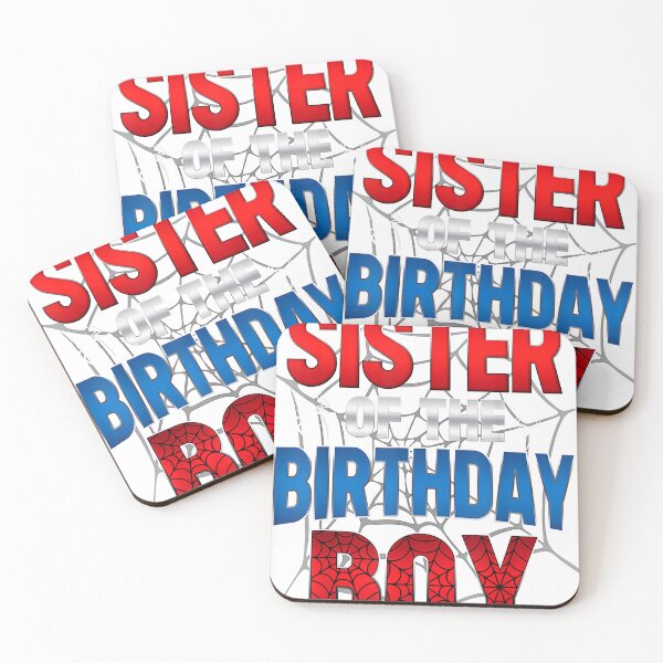 Item preview, Sister Of The Birthday Boy Funny Matching Family Spider Cute designed and sold by KathrinEgger.
