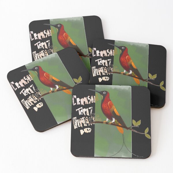Item preview, Crimson Topaz Hummingbird designed and sold by WildWingsh.