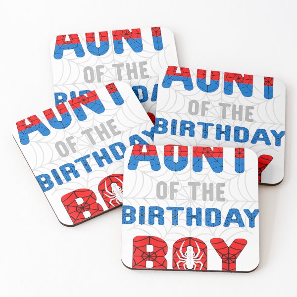 Item preview, Aunt Of The Birthday Boy Funny Matching Family Spider Cute designed and sold by KathrinEgger.