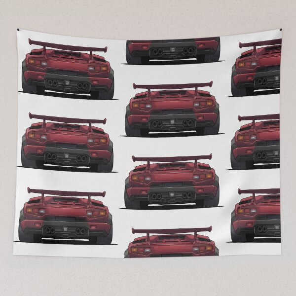 Item preview, Countach Cartoon designed and sold by ToonMyRide.