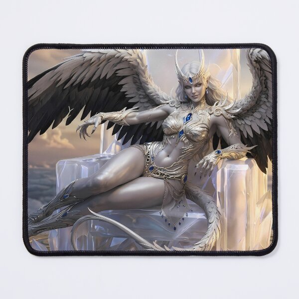 Item preview, Celestial Valkyrie Angel Dark Ruins designed and sold by GalleryBrisArt.