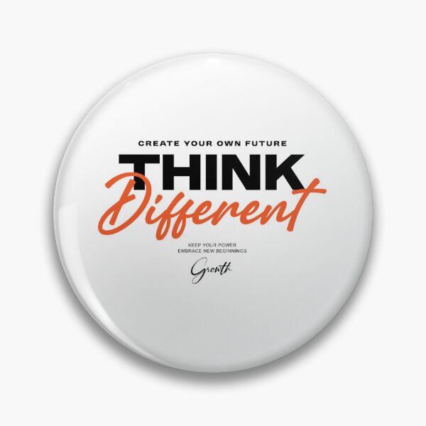 Item preview, Think Different — Bold Streetwear & Script Typography designed and sold by FitNow.