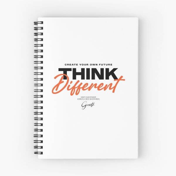 Item preview, Think Different — Bold Streetwear & Script Typography designed and sold by FitNow.
