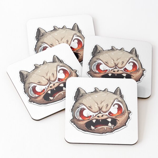 Item preview, Angry Red Eyes Cat Monster Cartoon designed and sold by YAM716.