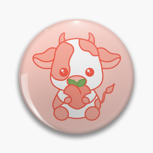 Item preview, Peach Cow Cute designed and sold by SlimyFish.