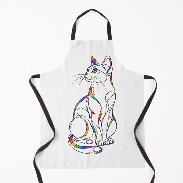 Item preview, Black Rainbow Cat T-Shirt | Minimalist Neon Cat Graphic Tee | Colorful Glow Kitty Design | Modern Cat Lover Gift | Rainbow Aesthetic Shirt designed and sold by cozydrops.