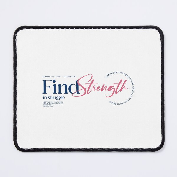 Item preview, Find Strength In Struggle — Editorial Serif and Script Typography designed and sold by FitNow.
