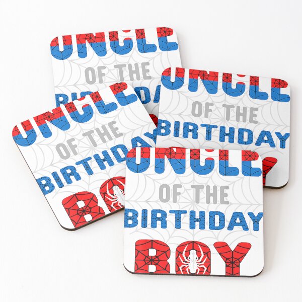 Item preview, Uncle Of The Birthday Boy Funny Matching Family Spider Cute designed and sold by KathrinEgger.
