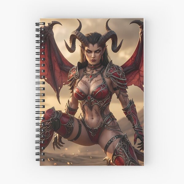 Item preview, Red Winged Demon Queen Desert Wasteland designed and sold by GalleryBrisArt.