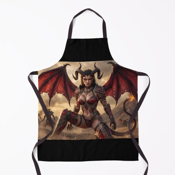Item preview, Red Winged Demon Queen Desert Wasteland designed and sold by GalleryBrisArt.