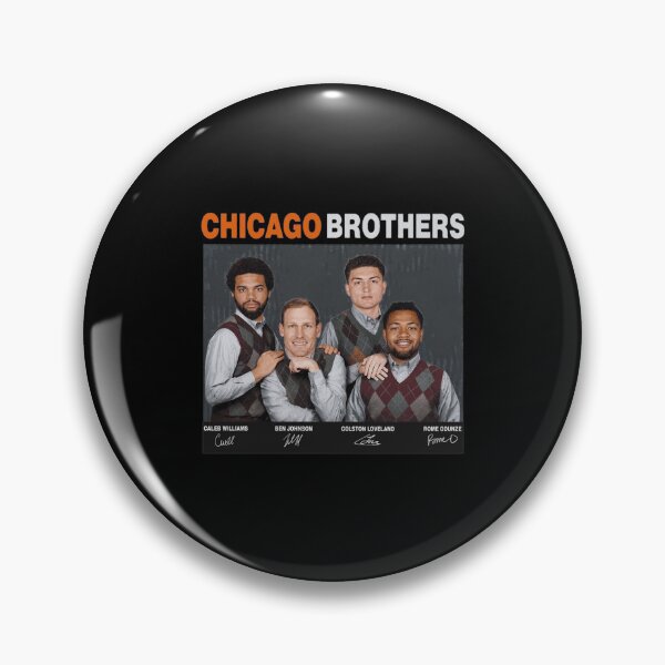 Item preview, Chicago Brothers Football Portrait Graphic designed and sold by ElcieSkender.