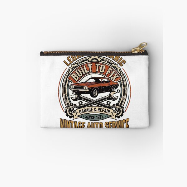 Item preview, Built to Fix – Vintage Mechanic Garage T-Shirt designed and sold by abdlhakim taoufik.