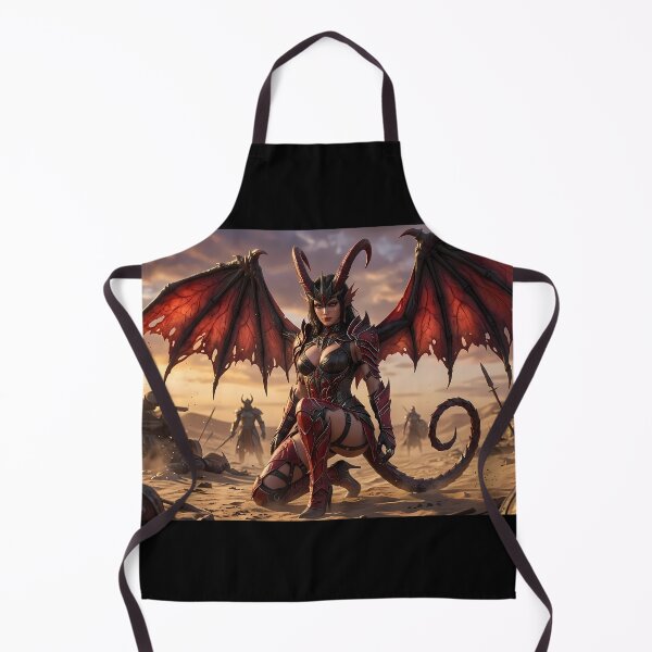 Item preview, Red Winged Demon Queen Desert Wasteland designed and sold by GalleryBrisArt.