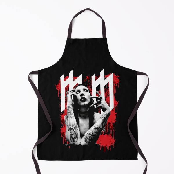 Item preview, Shock Rocker Portrait with Tattoos and Red Splatter designed and sold by SlavicaB.