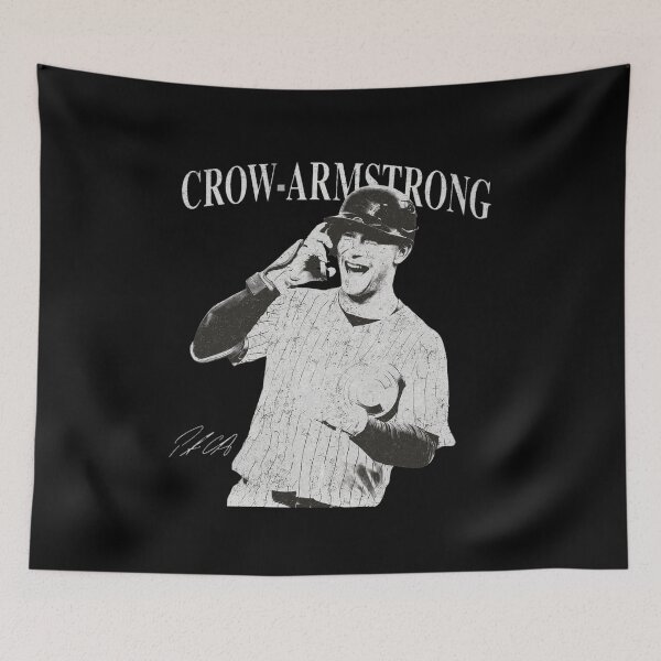 Item preview, Crow-Armstrong Vintage Baseball Portrait designed and sold by yJacory19.