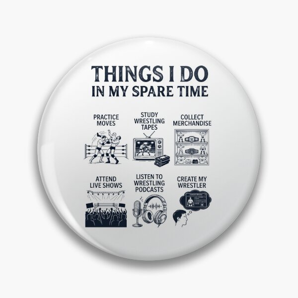 Item preview, Funny Wrestling Lover Spare Time Activities designed and sold by dian-rody-crest.