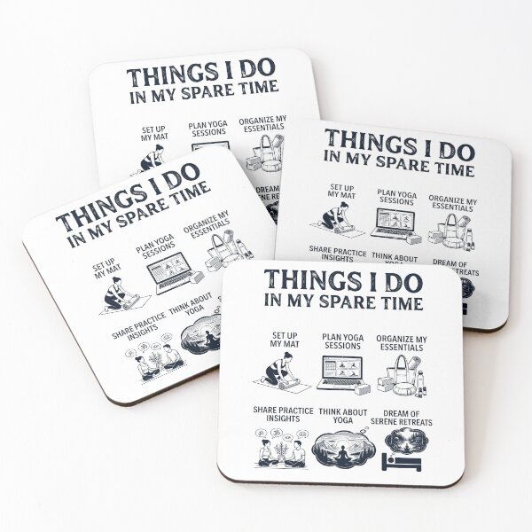 Item preview, Funny Yoga Lover Spare Time Activities designed and sold by dian-rody-crest.