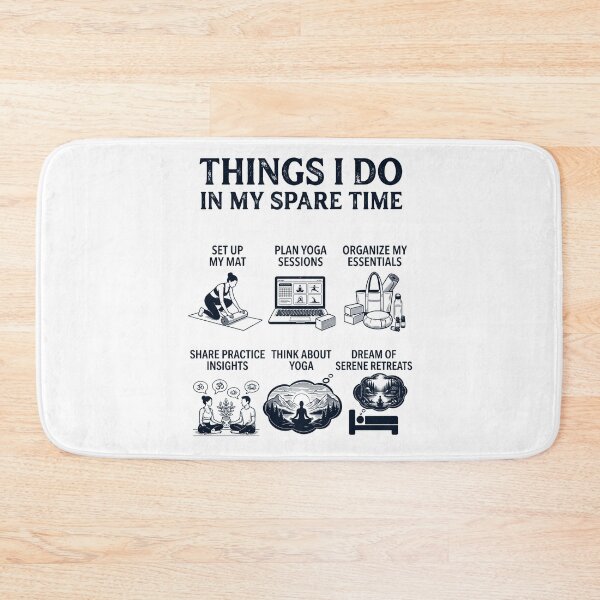Item preview, Funny Yoga Lover Spare Time Activities designed and sold by dian-rody-crest.