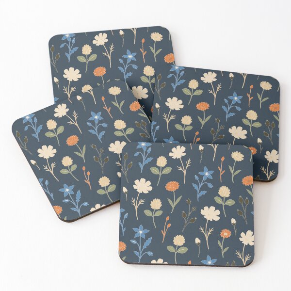 Item preview, Summer Botanical Shadows – Muted Wildflower Pattern designed and sold by BelievingCreate.