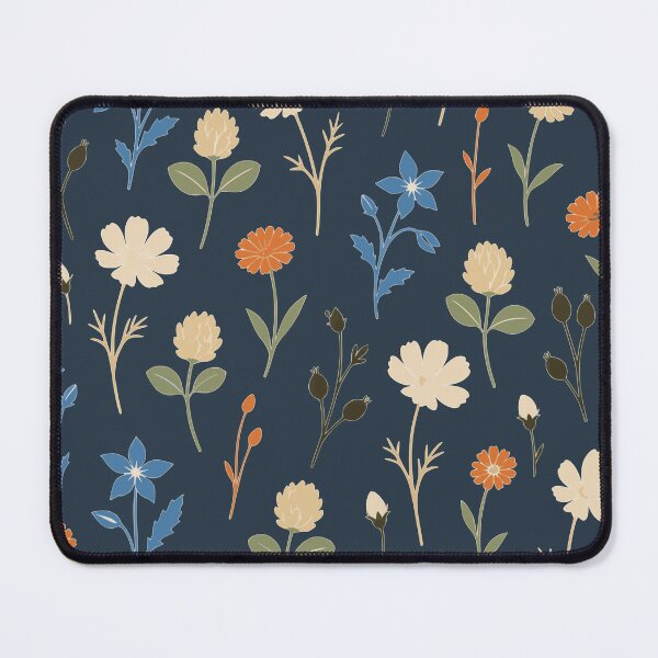 Item preview, Summer Botanical Shadows – Muted Wildflower Pattern designed and sold by BelievingCreates.