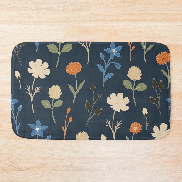 Item preview, Summer Botanical Shadows – Muted Wildflower Pattern designed and sold by BelievingCreate.