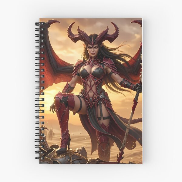 Item preview, Red Winged Demon Queen Desert Wasteland designed and sold by GalleryBrisArt.