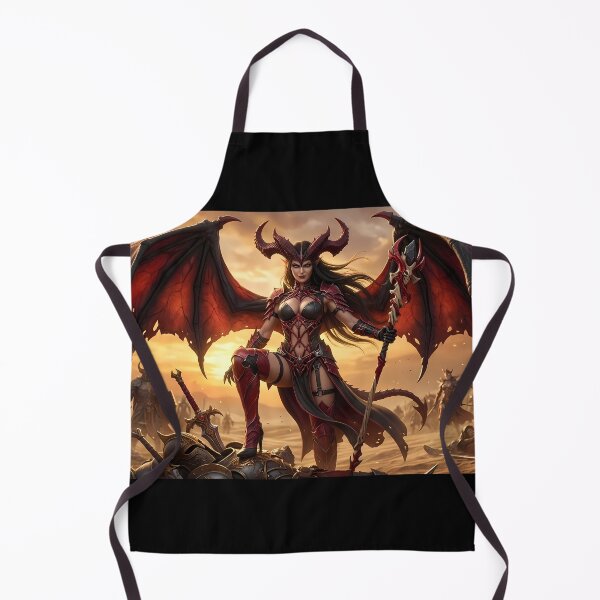Item preview, Red Winged Demon Queen Desert Wasteland designed and sold by GalleryBrisArt.