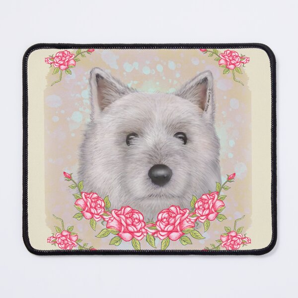 Item preview, Cairn terrier Roses designed and sold by artmuvz.