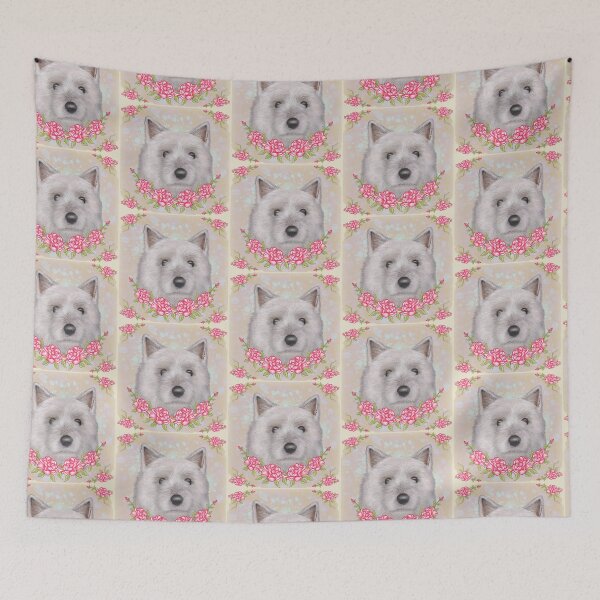 Item preview, Cairn terrier Roses designed and sold by artmuvz.
