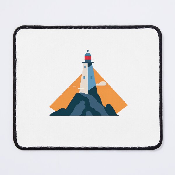 Item preview, Lighthouse Serenity With A Calming Ocean Vibe designed and sold by FWLKIT.