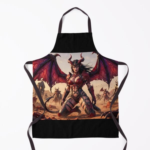 Item preview, Red Winged Demon Queen Desert Wasteland designed and sold by GalleryBrisArt.