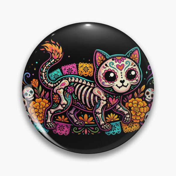 Item preview, Alebrije Kitty- Day of the Dead designed and sold by Nacho Average Designs.