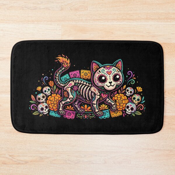 Item preview, Alebrije Kitty- Day of the Dead designed and sold by Nacho Average Designs.