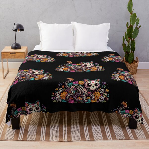 Item preview, Alebrije Kitty- Day of the Dead designed and sold by Nacho Average Designs.