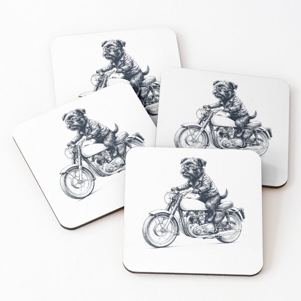 Item preview, Funny Affenpinscher Motorcycle Motorbike Dog Lover designed and sold by dian-rody-crest.