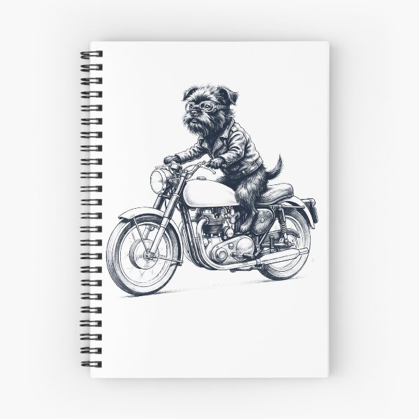 Artikelvorschau, Lustiger Affenpinscher Motorrad Hundeliebhaber entworfen und verkauft von dian-rody-crest.