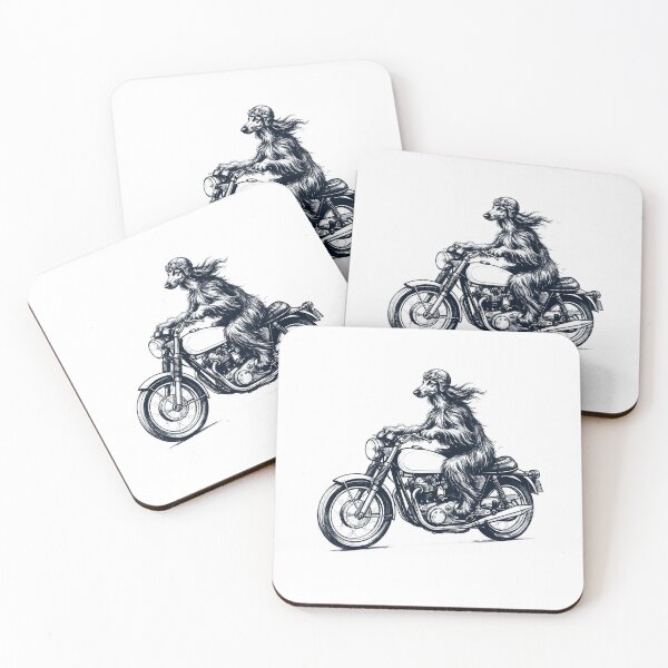 Item preview, Funny Afghan Hound Motorcycle Motorbike Dog Lover designed and sold by dian-rody-crest.