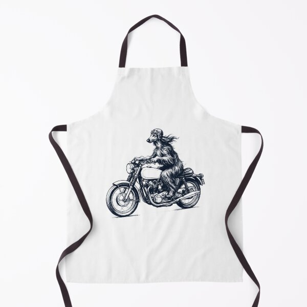 Item preview, Funny Afghan Hound Motorcycle Motorbike Dog Lover designed and sold by dian-rody-crest.