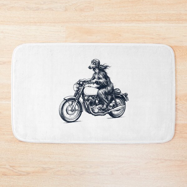 Item preview, Funny Afghan Hound Motorcycle Motorbike Dog Lover designed and sold by dian-rody-crest.