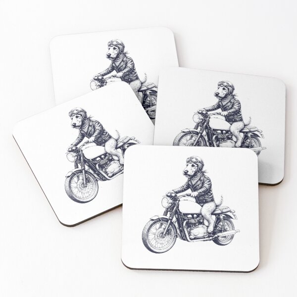 Artikelvorschau, Lustiger Airedale Terrier Motorrad Hundeliebhaber entworfen und verkauft von dian-rody-crest.