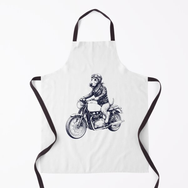 Item preview, Funny Airedale Terrier Motorcycle Motorbike Dog Lover designed and sold by dian-rody-crest.