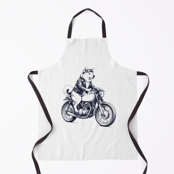 Item preview, Funny Akita Motorcycle Motorbike Dog Lover designed and sold by dian-rody-crest.