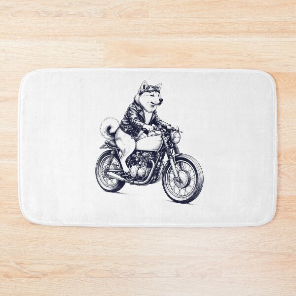 Item preview, Funny Akita Motorcycle Motorbike Dog Lover designed and sold by dian-rody-crest.