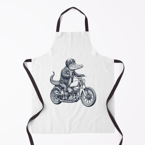 Item preview, Funny Alligator Motorcycle Motorbike Animal Lover designed and sold by dian-rody-crest.