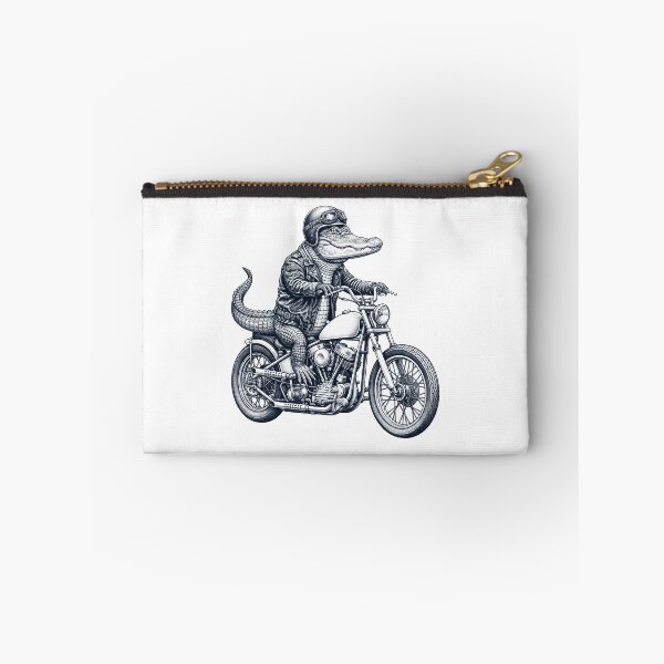 Item preview, Funny Alligator Motorcycle Motorbike Animal Lover designed and sold by dian-rody-crest.