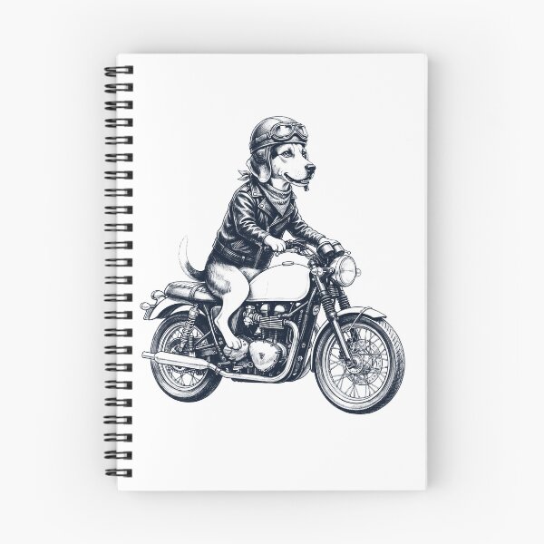 Item preview, Funny American Foxhound Motorcycle Motorbike Dog Lover designed and sold by dian-rody-crest.